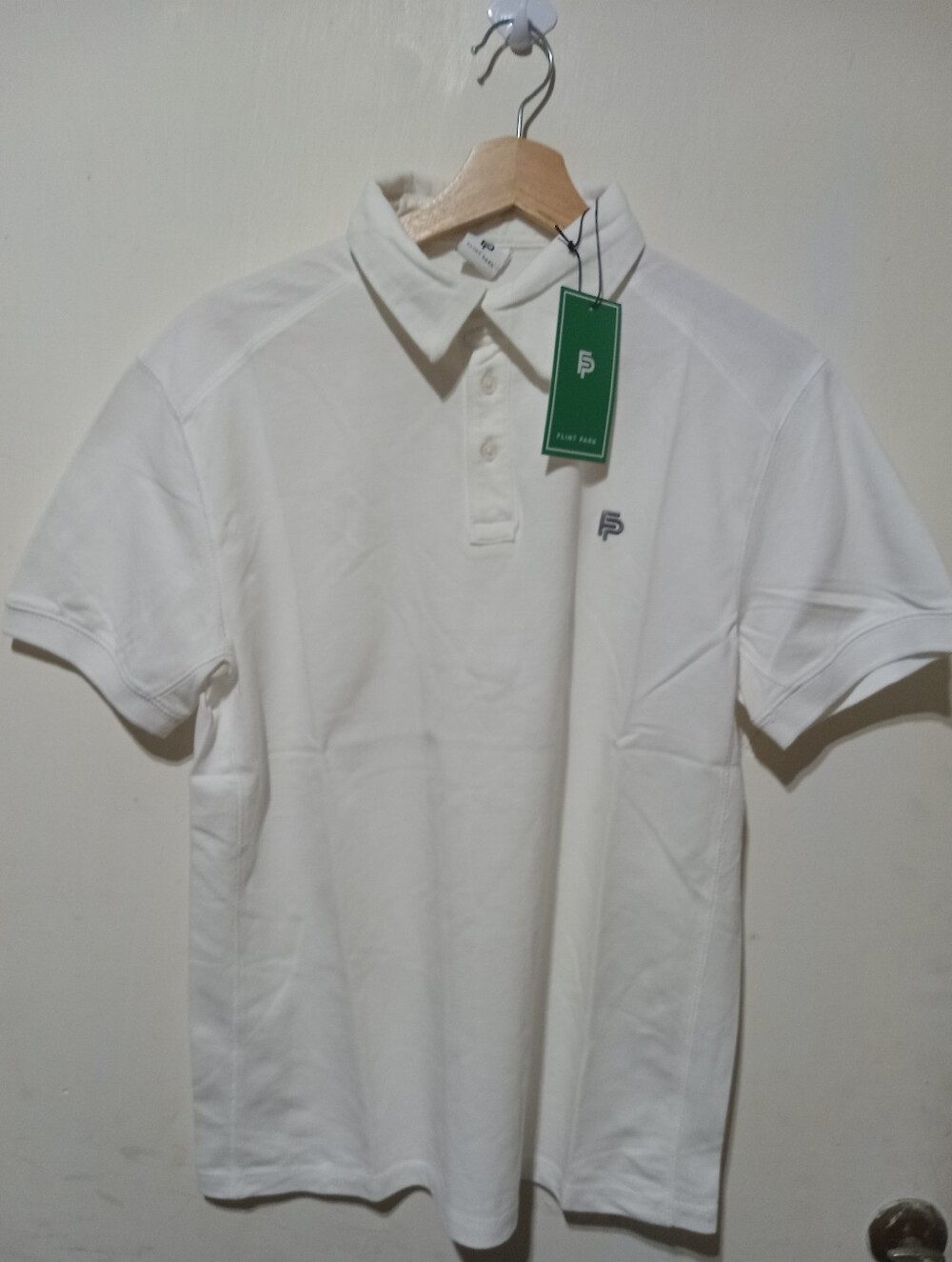 Men's Flint Park White Tennis Polo NWT Sz Med
